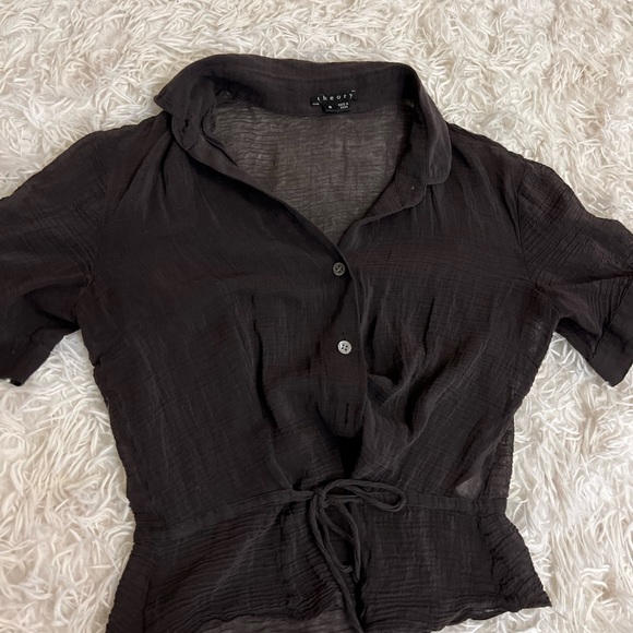 Theory CropTop style top - Picture 2 of 5